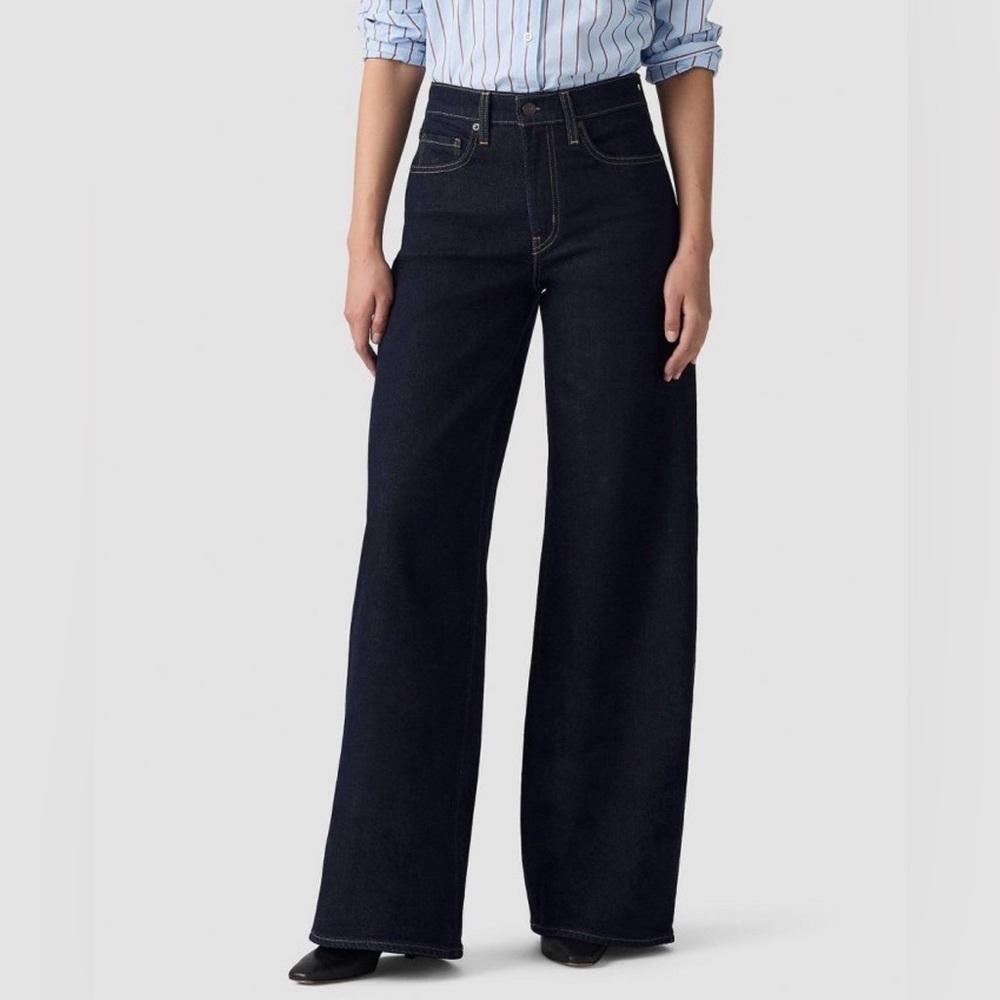 Levi's Dark Indigo Wide Leg Jeans